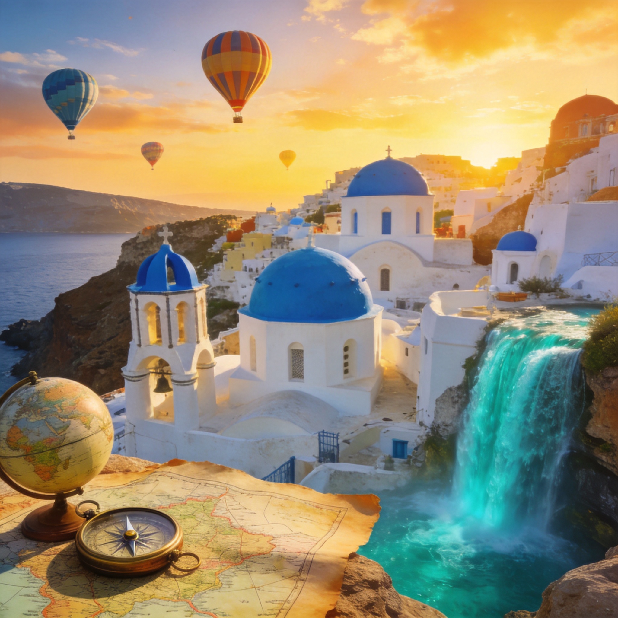 Travel & Adventure vision board images - high-resolution print-ready collection by LXNUYYHYI