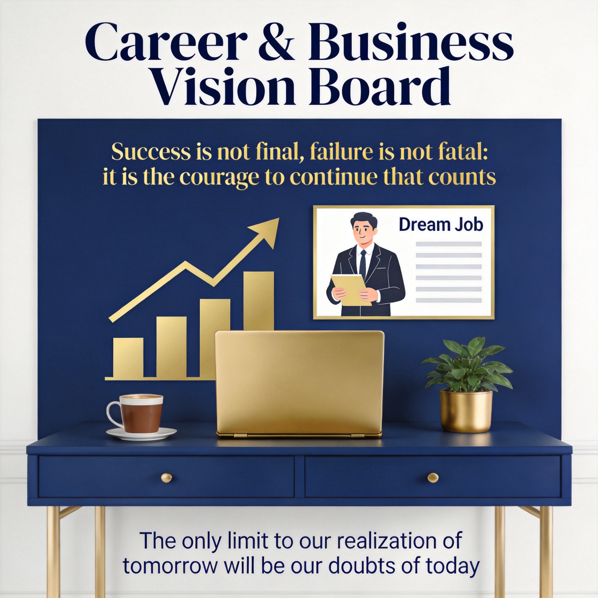 Career & Business vision board image - Business Growth by LXNUYYHYI