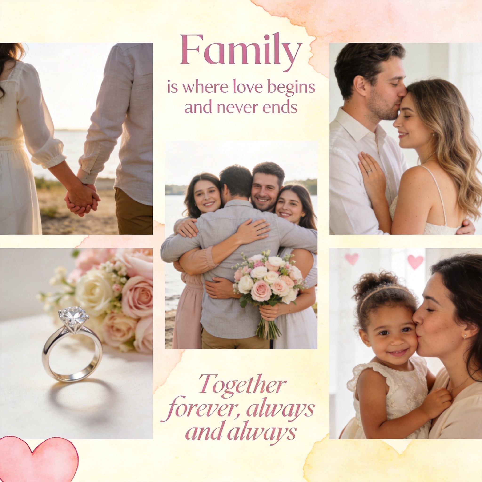 Family & Relationship vision board image - Family Bonds by LXNUYYHYI
